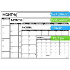 Dry-Erase Wall Calendar product